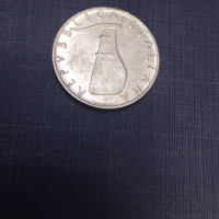 Продавам Дефектна Монета. 5 Лири 1955., снимка 2 - Нумизматика и бонистика - 44561494