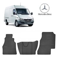 Комплект Гумени Стелки 3 части Frogum за Мерцедес Спринтер Mercedes Sprinter VW LT 1995 - 2006 , снимка 1 - Аксесоари и консумативи - 40735270