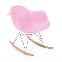  Люлеещ се стол Mecedora Aryana Rocker розов кресло градински стол, снимка 1 - Столове - 39531499
