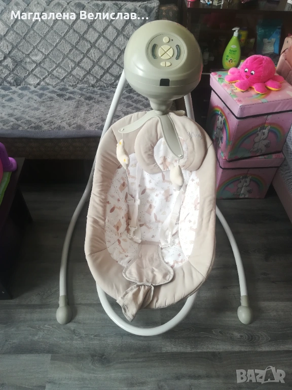 Електрическа люлка cangaroo woodsy, снимка 1