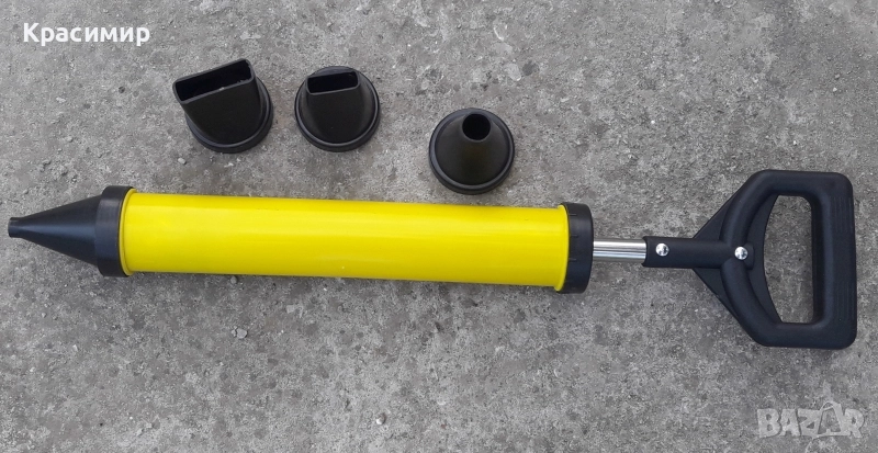 Помпа шприц за цимент и фугиране с 4 дюзи, снимка 1