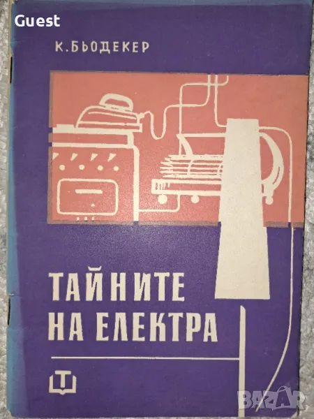 Тайните на електра - К. Бьодекер, снимка 1