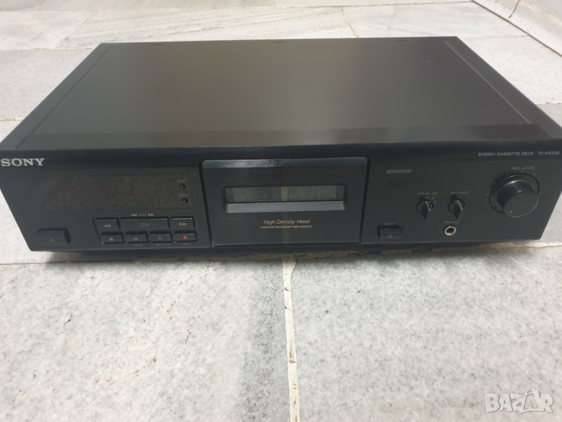 Касетен дек Sony TC-KE230 В много добро състояние. Всичко му работи. 088 762 7637 , снимка 1