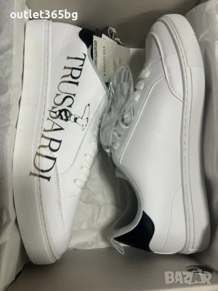 Trussardi - Сникърси 79A00748 Бял №41 Оригинал Код 786, снимка 1