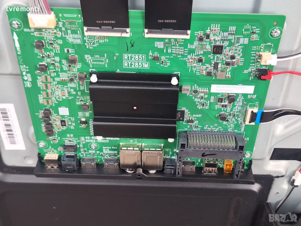 MAIN BOARD 40-R51MGD-MAB2HG G0102-000211 RT2851 RT2851M  за 75-инчов телевизор TCL Модел 75V6B, с ди, снимка 1