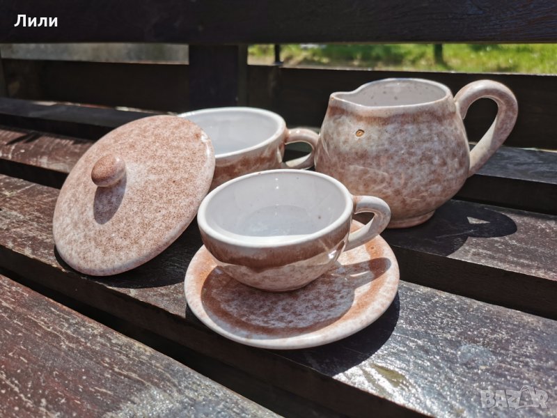 Керамичен сервиз за кафе - винтидж, снимка 1