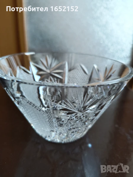 Кристална купа за лед, снимка 1