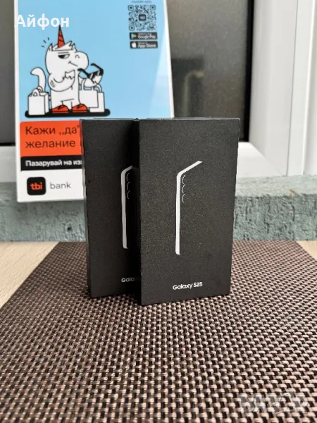 НОВ! *ЛИЗИНГ* Samsung Galaxy S25 128Gb Navy *Гаранция, снимка 1