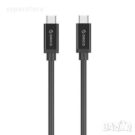 Кабел USB3.1 Type C Gen2 Мъжко - Мъжко 1m 5A Orico XC-G2-10-BK Cable USB Type C M/M, снимка 1