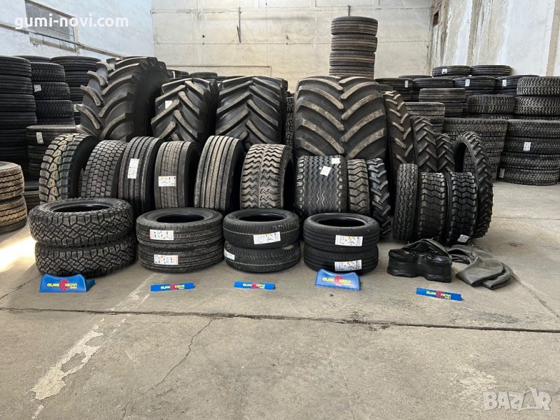 Гуми за леки автомобили, селскостопански машини, камиони, джипове, бусове, строителни машини и други, снимка 1