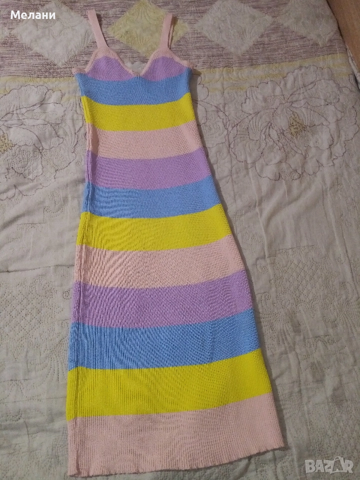дълга шарена рокля , снимка 1