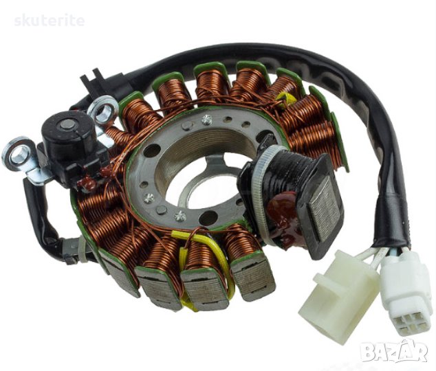 Статор Намотки YAMAHA MALAGUTI BENELLI ITALJET MBK 125/150/180cc, снимка 1