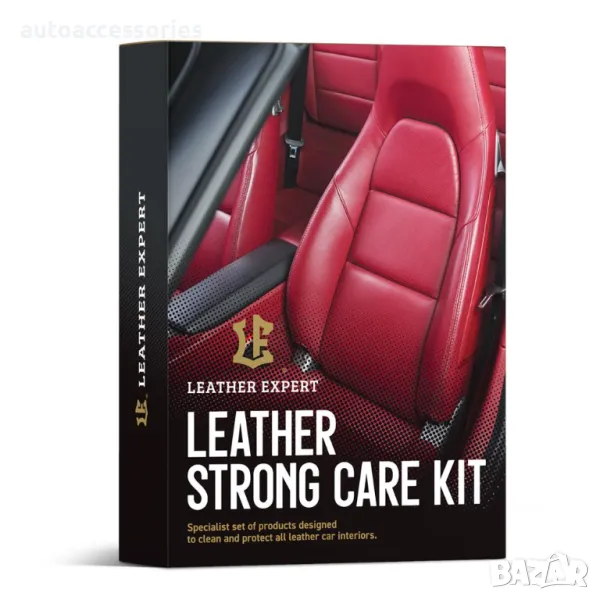 	Комплект за почистване и грижа за кожа Leather Expert Strong Care Kit 200ml+250ml, снимка 1