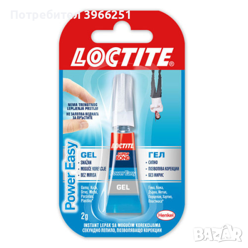 Loctite Super Bond Power Easy Секундно лепило 2 гр, снимка 1