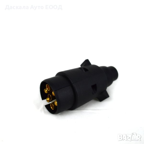Мъжка букса щекер за ремарке 7 пина 12V за теглич на ремарке , ПОЛША, снимка 1
