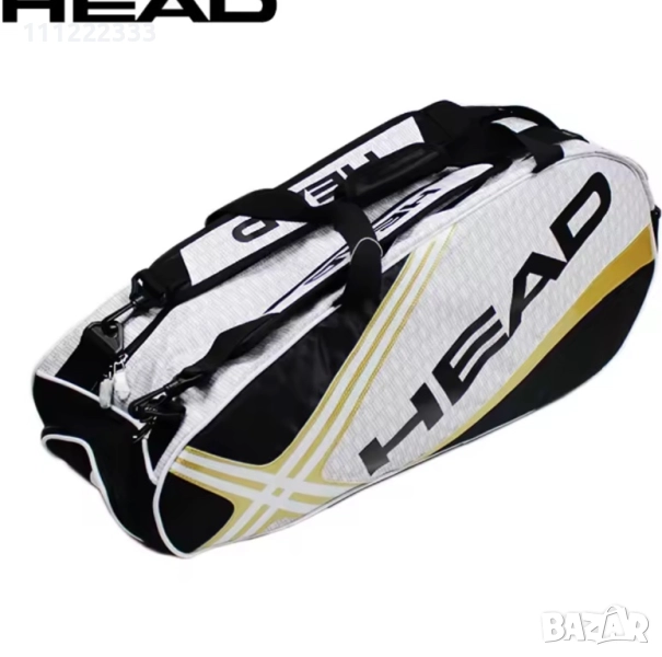 Тенис чанта HEAD – оригинал, вместимост за до 6 ракети, снимка 1