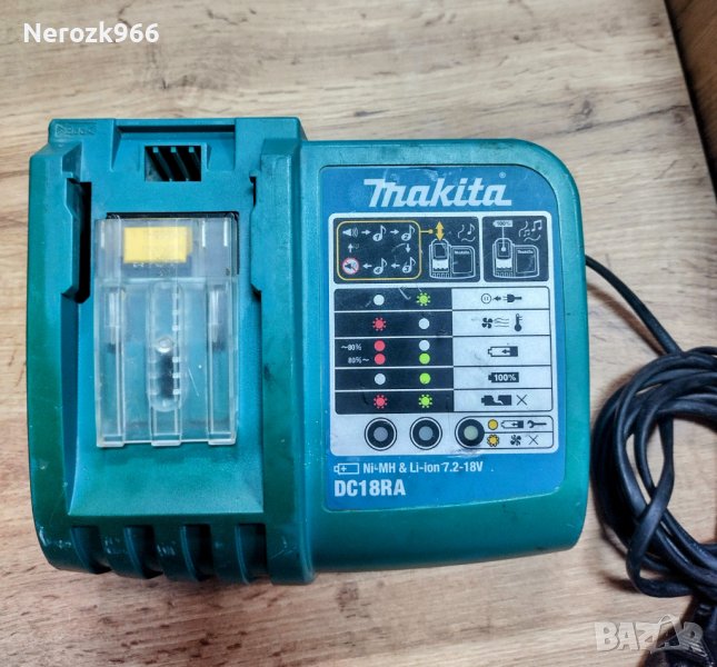 Зарядно Makita dc18ra t 7.2-18v li-ion battery charger, снимка 1