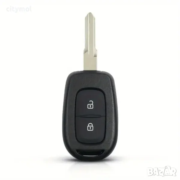 Кутийка за ключ с острие 153, с 2 бутона за Renault/Dacia: Clio 4, Kangoo, Master, Modus, Trafic, Tw, снимка 1
