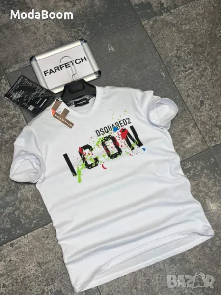 DSQUARED2 Icon бяла тениска , снимка 1