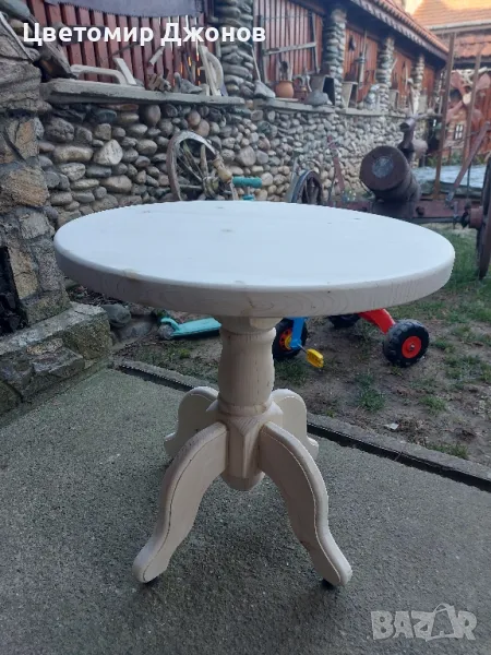 Маса от дърво (кръгла маса), снимка 1