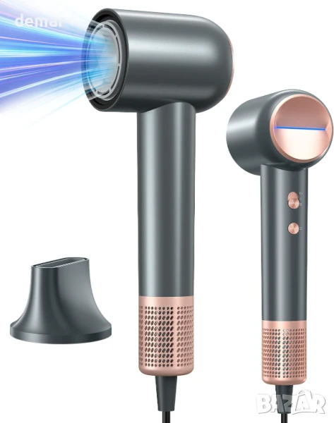 Сешоар KAITOL, 2000W професионален високоскоростен сешоар с 4 настройки за топлина и 2 скорости, снимка 1