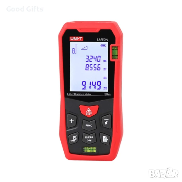 Цифров лазерен далекомер UNI-T LM120A – обхват до 120 м, снимка 1