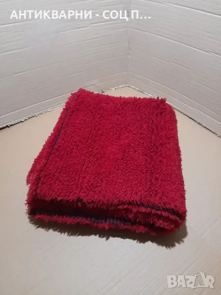 Стар Ръчно Тъкан Еднолицев Дебел Китеник  Размери 200см/105см., снимка 1