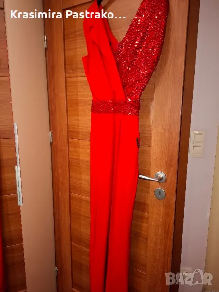 Червен официален гащеризон, снимка 1