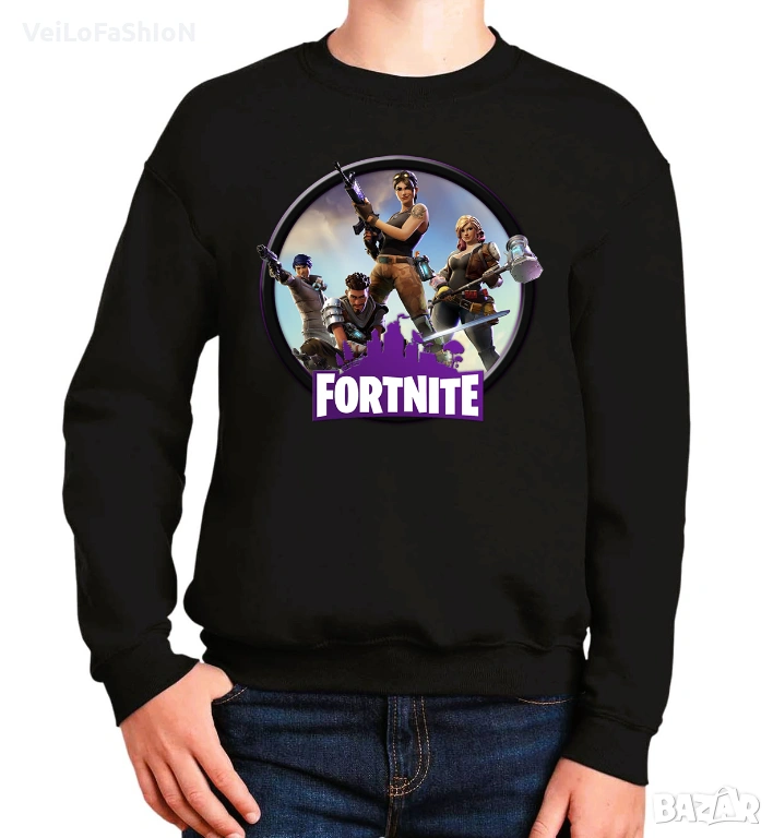 Нова детска ватирана блуза Fortnite (Фортнайт), снимка 1