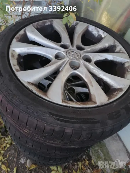 2бр. Алуминиеви оригинални джанти 17цола за Мазда 3 , снимка 1