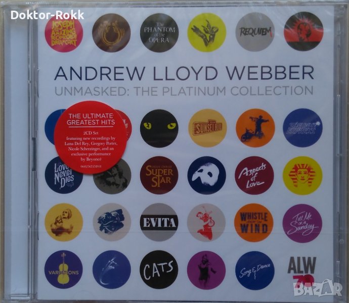 Andrew Lloyd Webber - Unmasked (The Platinum Collection) 2018, 2 CD, снимка 1