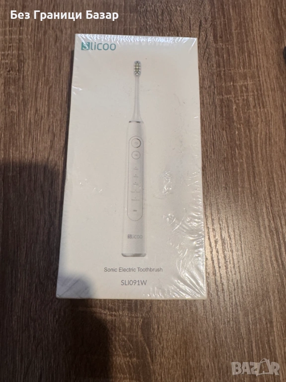 Нова Сонична електрическа четка за зъби Slicoo – 5 режима, дълбоко почистване, smart memory, снимка 1