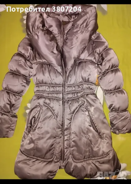 Кафяво зимно яке, снимка 1