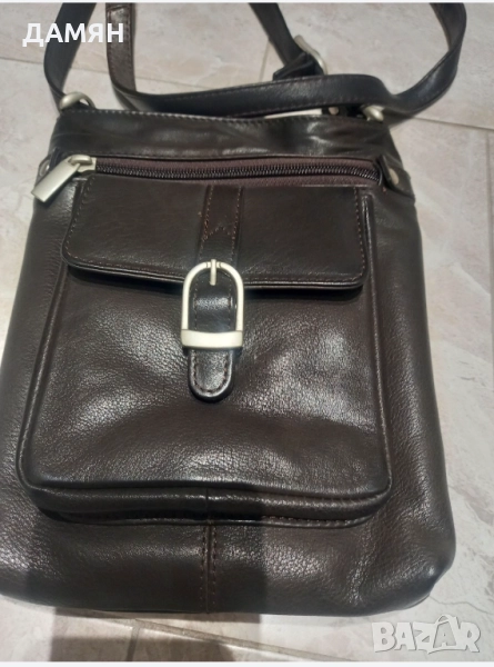 Кожени мъжки чантички, снимка 1