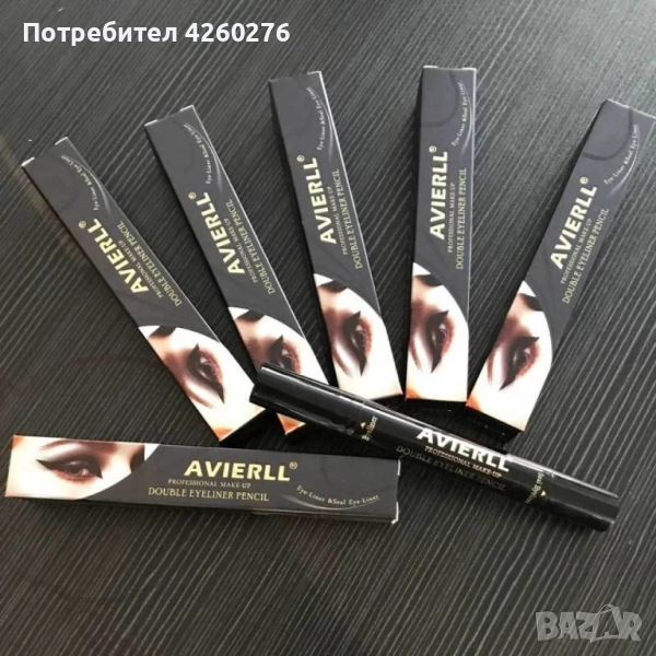 Двойна очна линия-писалка с дълготраен ефект и водоустойчивост, снимка 1