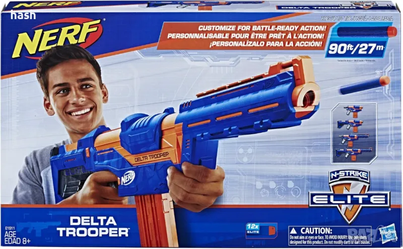 Бластер Nerf, N-Strike Elite Delta Trooper, снимка 1