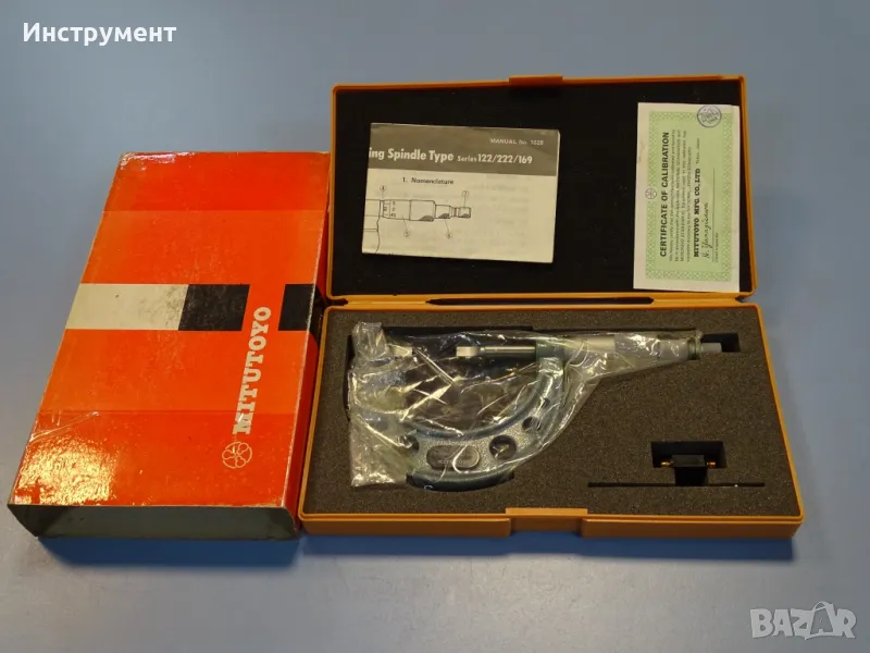 Микрометър Mitutoyo 122-102 (25-50mm) Handener steel blade, снимка 1