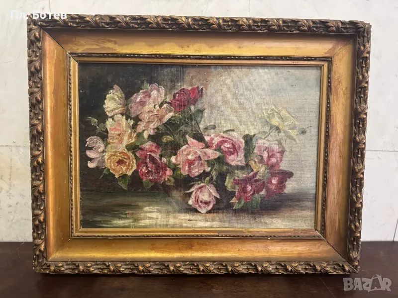 Стара маслена картина, снимка 1