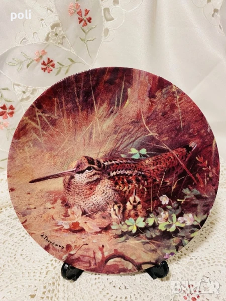 порцеланова чиния за стена 6, снимка 1