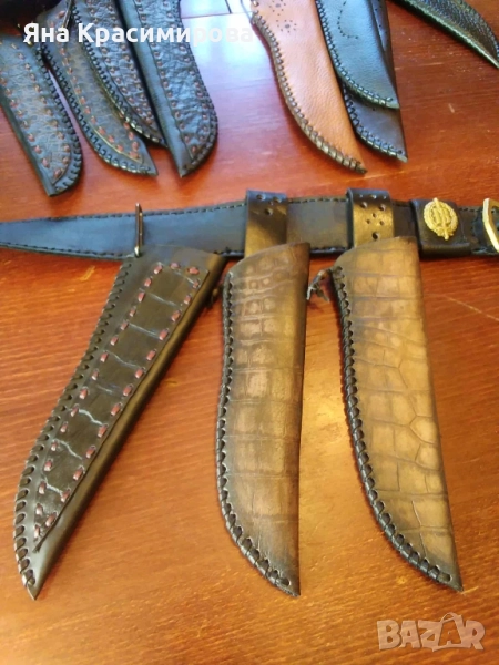 Кания от естествена кожа , снимка 1