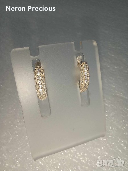 Сребърни обеци, снимка 1