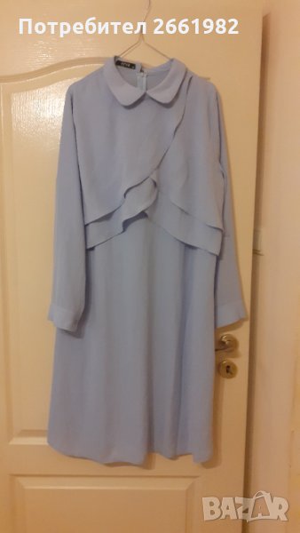 Елегантна нежна синя туника/рокля , снимка 1