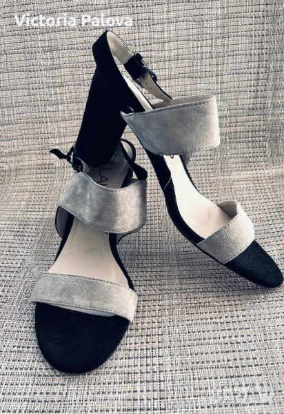 Скъпи елегантни сандали DI LAURO Италия, снимка 1