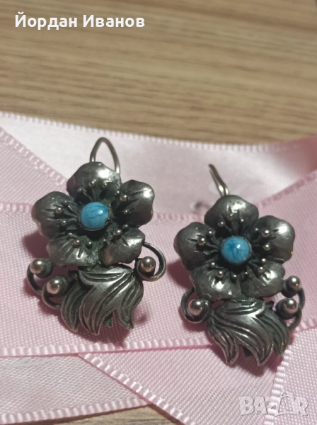 Старинни обеци , снимка 1