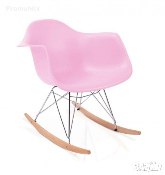  Люлеещ се стол Mecedora Aryana Rocker розов кресло градински стол, снимка 1