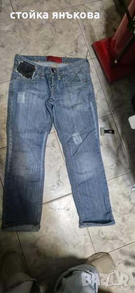 Продавам дамски дънки над глезените, снимка 1