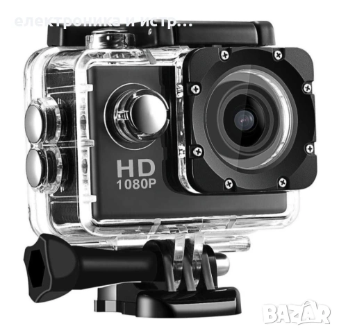Екшън камера SPORTS CAM, водоустойчива, 4K HD , снимка 5 - Камери - 53160641