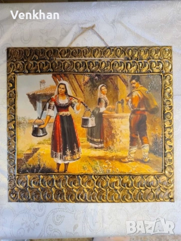 Картини размер 25/25 см на дървена основа., снимка 13 - Картини - 53002944