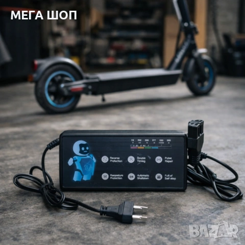 Интелигентно зарядно устройство за електрически скутери - мощно и ефективно, снимка 3 - Оригинални зарядни - 53856151