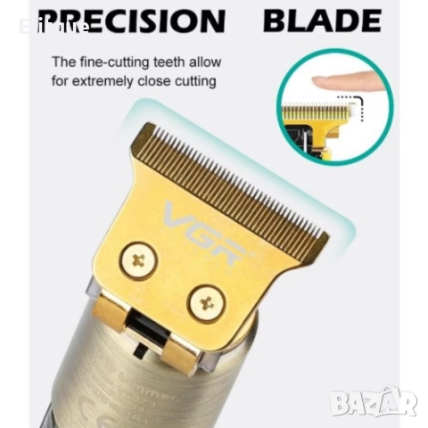 Машинка за подстригване V G R, Контур на брада и тяло, Четка и гребен за избледняване, снимка 4 - Машинки за подстригване - 52897149